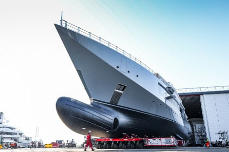 Oceanco Y720 спущена на воду